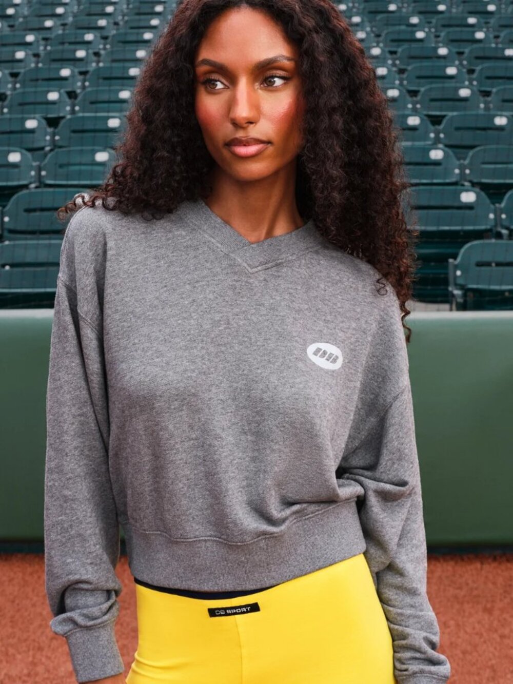 DB The Club V Neck Steel Grey